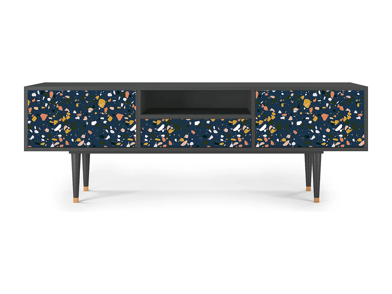 TV-Möbel - 170х59х41 cm - T6 - Night Sky Langhterns, Anthrazit