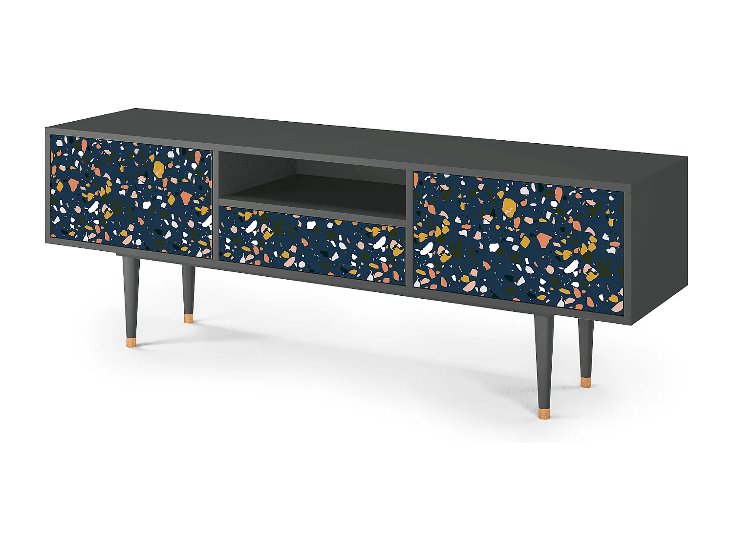 TV-Möbel - 170х59х41 cm - T6 - Night Sky Langhterns, Anthrazit