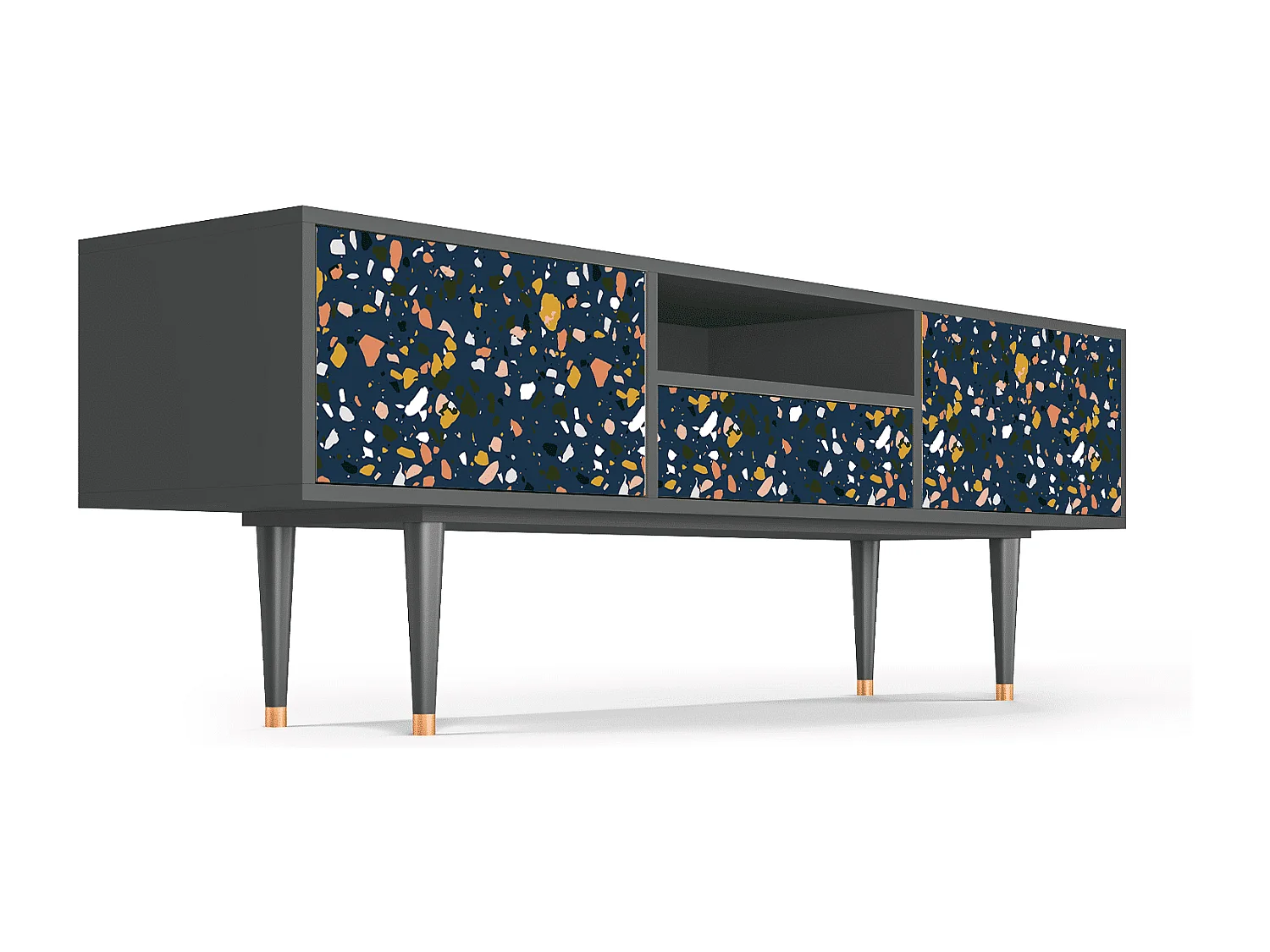 TV-Möbel - 170х59х41 cm - T6 - Night Sky Langhterns, Anthrazit