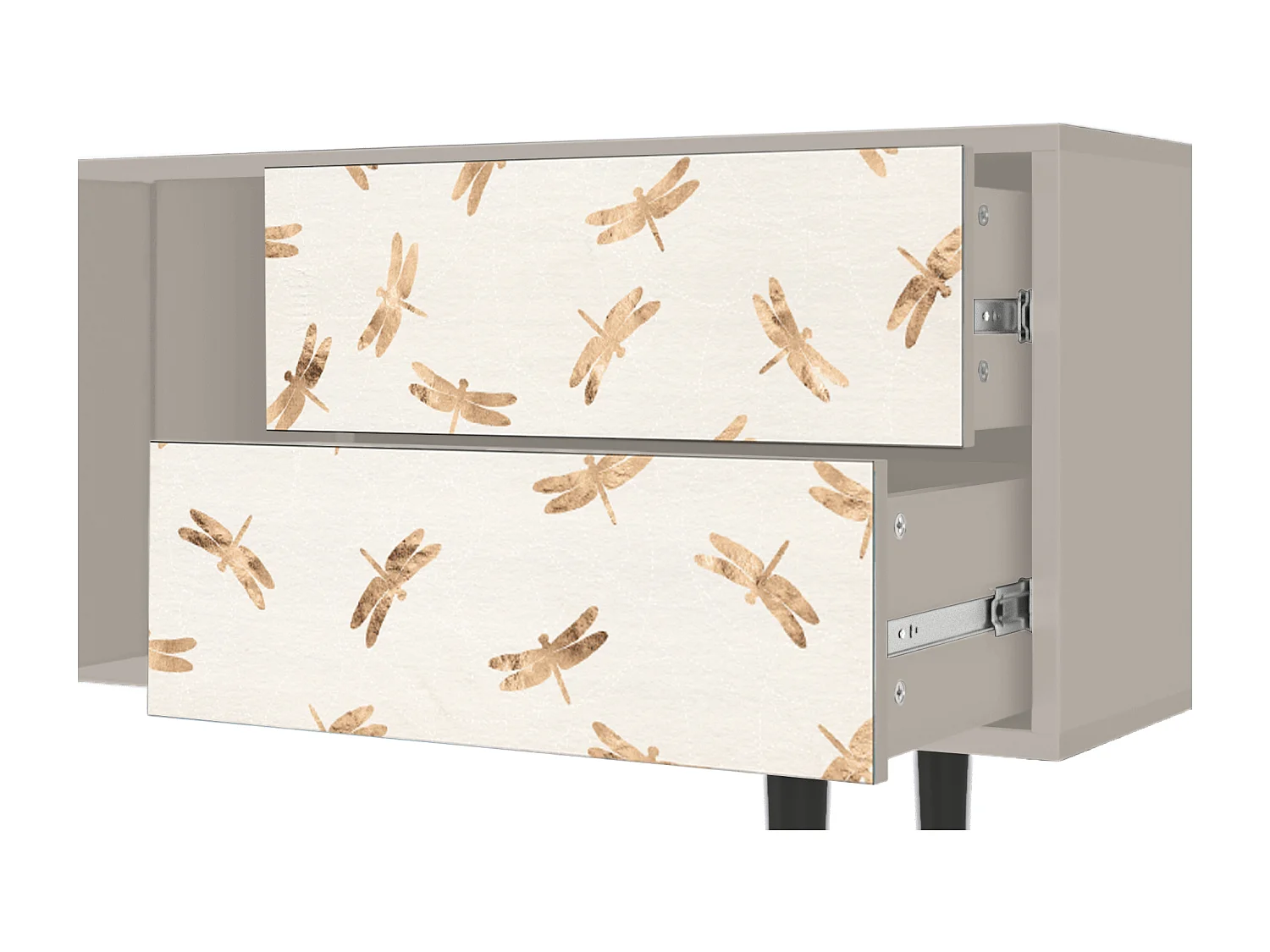 Meuble TV - 170х69х48 cm - T1 - Nude Dragonflies, Sable