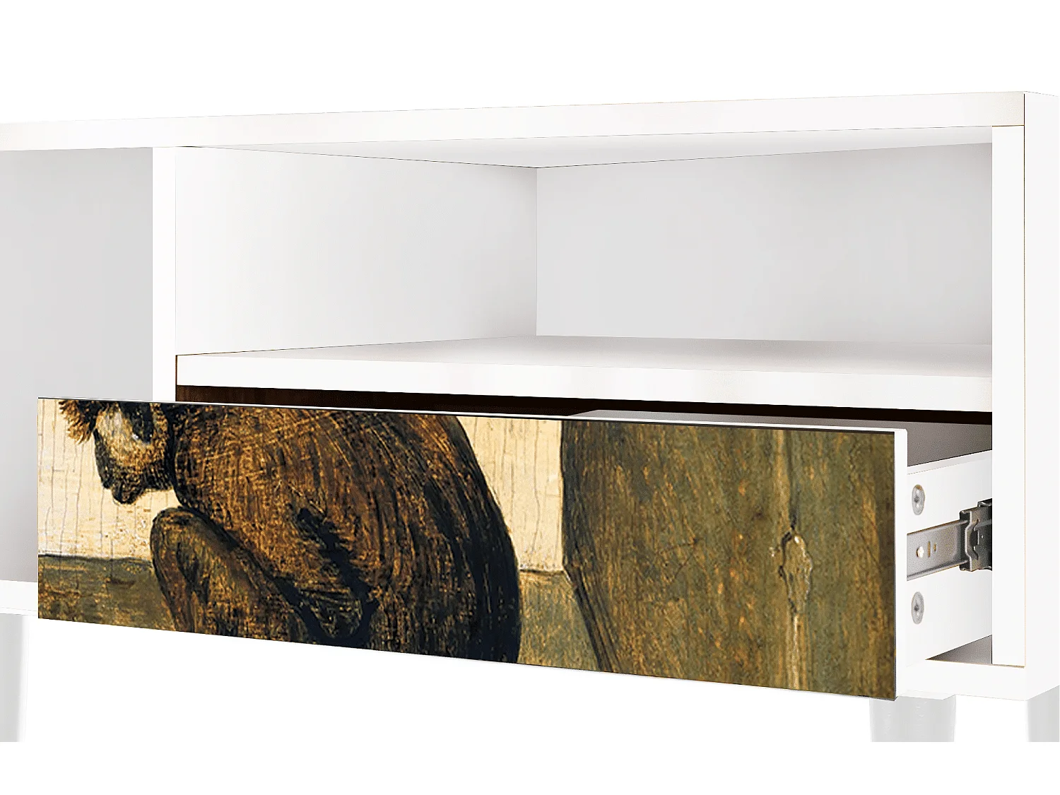 TV-meubel - 115х59х48 cm - T3 - Two Monkeys, Wit