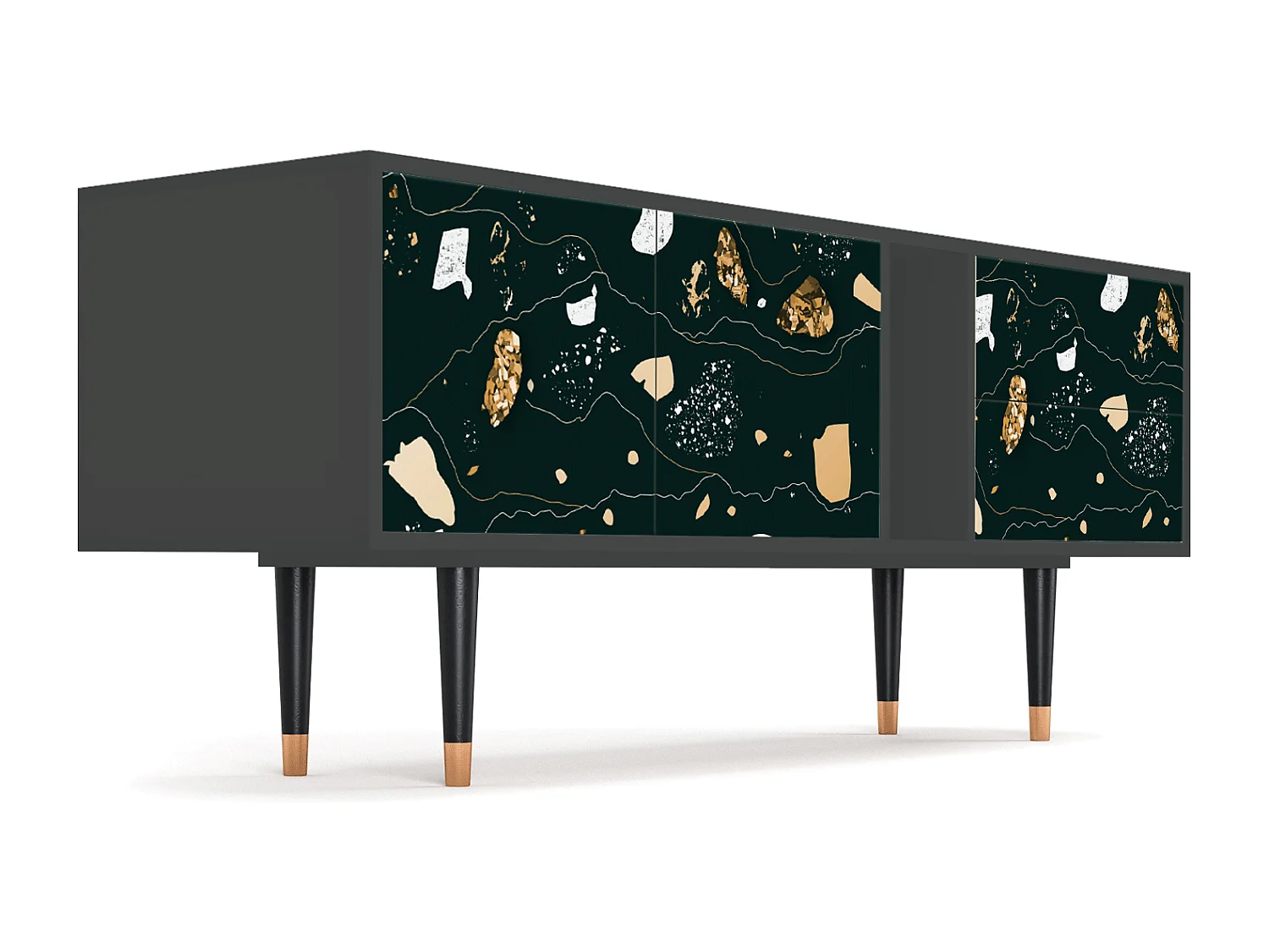 TV-meubel - 170х69х48 cm - T1 - Space Rocks, Antraciet