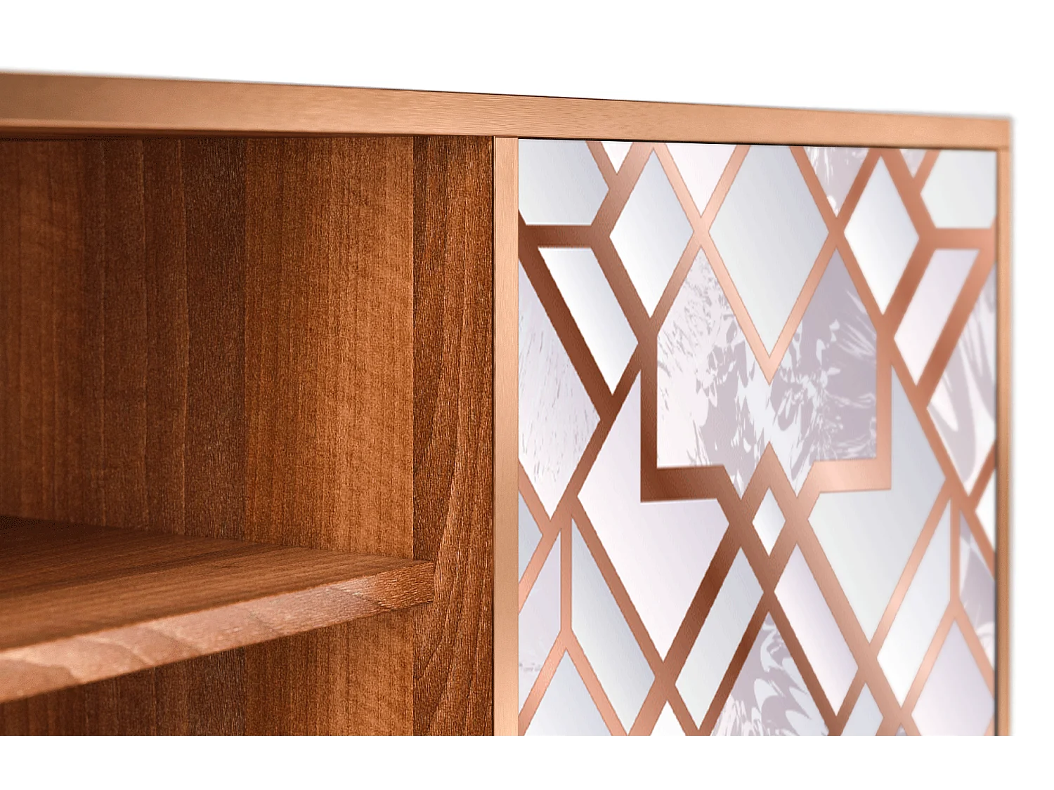 TV-Möbel - 170х69х48 cm - T2 - Pastel Fairytale, Walnuss