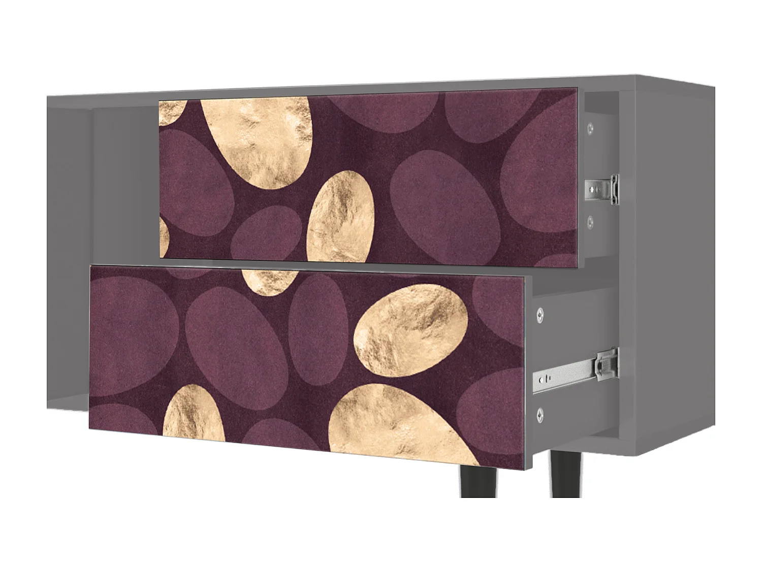 TV-Möbel - 170х69х48 cm - T1 - Fine Wine, Grau