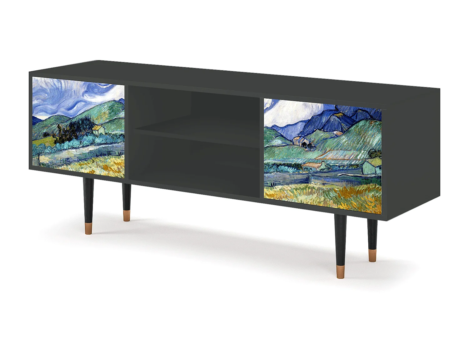 TV-meubel - 170х69х48 cm - T2 - Landscape, Antraciet