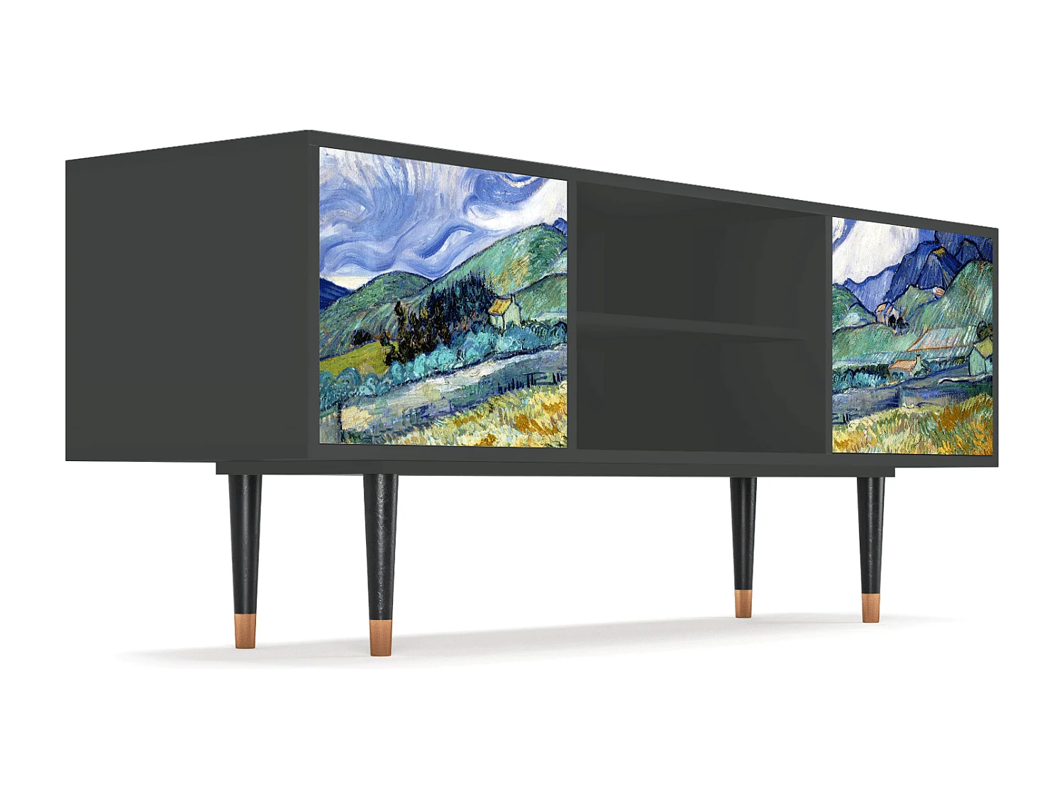 TV-meubel - 170х69х48 cm - T2 - Landscape, Antraciet