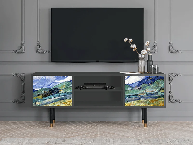 Mobile TV - 170х69х48 cm - T2 - Landscape, Antracite