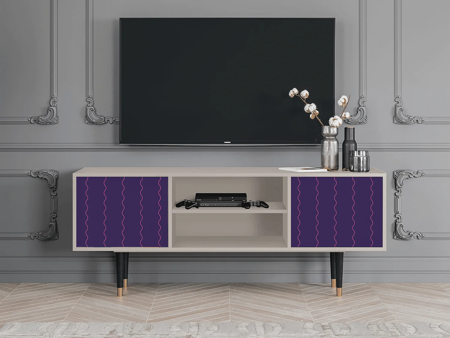 TV-meubel - 170х69х48 cm - T2 - Grape Maccaroni, Zand