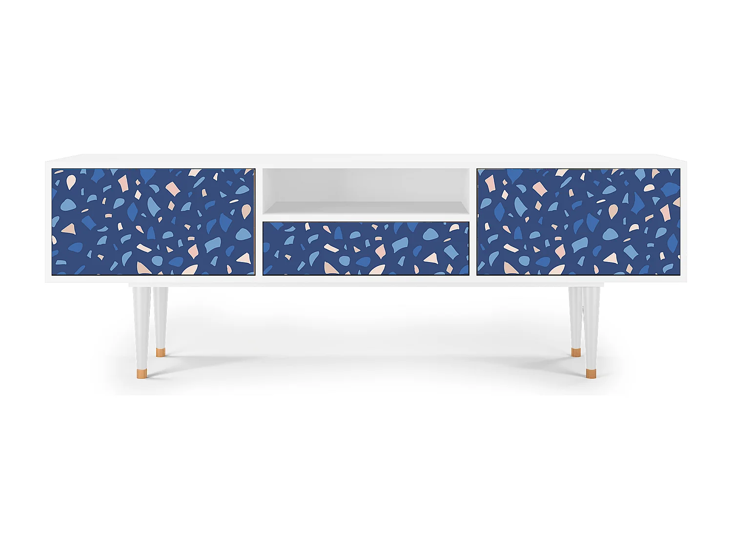 TV-Möbel - 170х59х41 cm - T6 - Soap Whirpool, Weiß