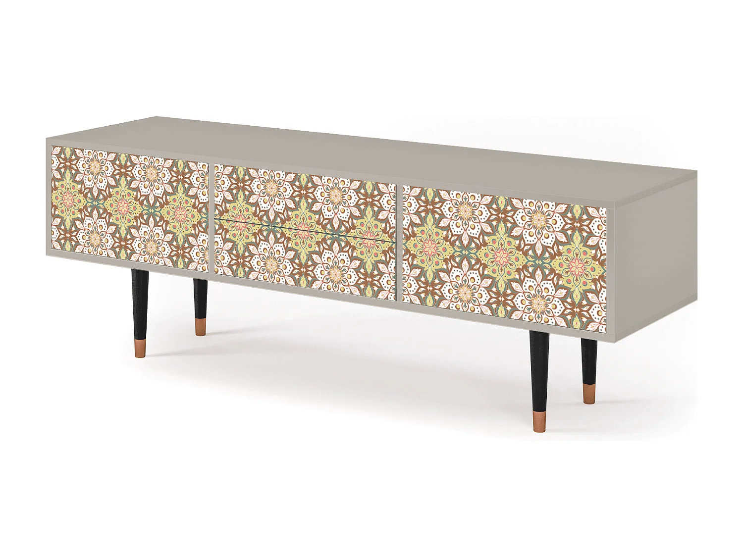 Szafka RTV - 170х59х48 cm - T4 - Chinese Tea, Piaskowy