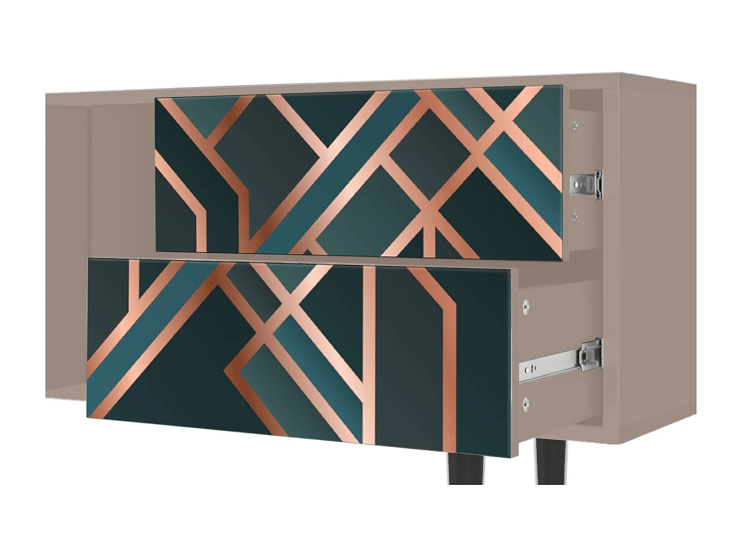 TV-Möbel - 170х69х48 cm - T1 - Bronze Crossroad, Latte