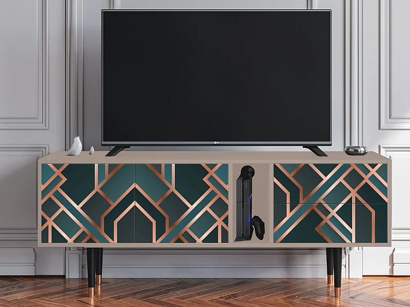 TV-Möbel - 170х69х48 cm - T1 - Bronze Crossroad, Latte