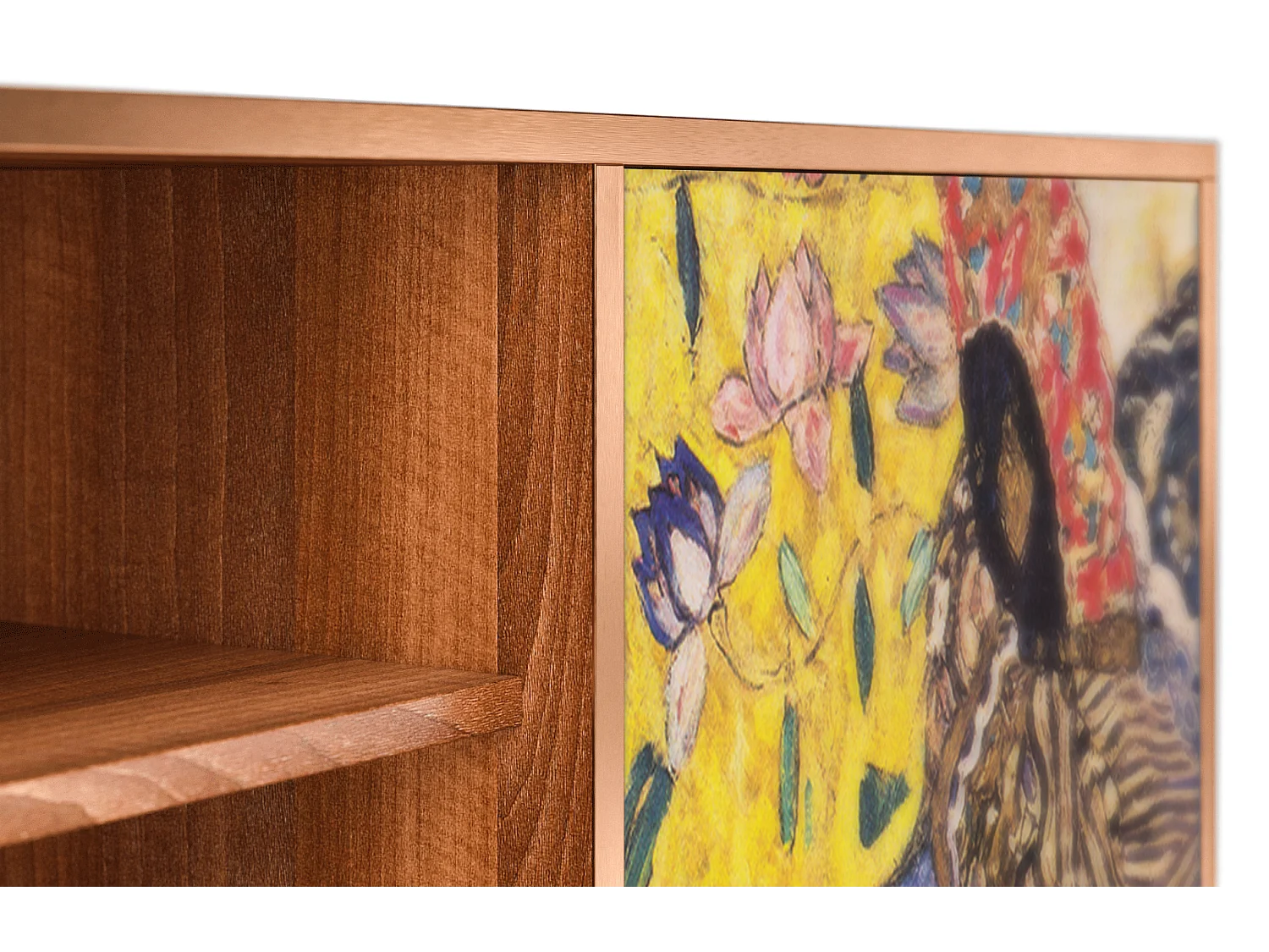 TV-meubel - 170х69х48 cm - T2 - Lady with Fan by Klimt, Walnoot