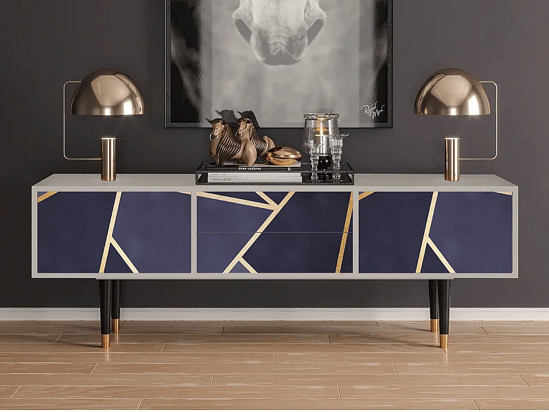 Meuble TV - 170х59х48 cm - T4 - The Amethyst, Sable