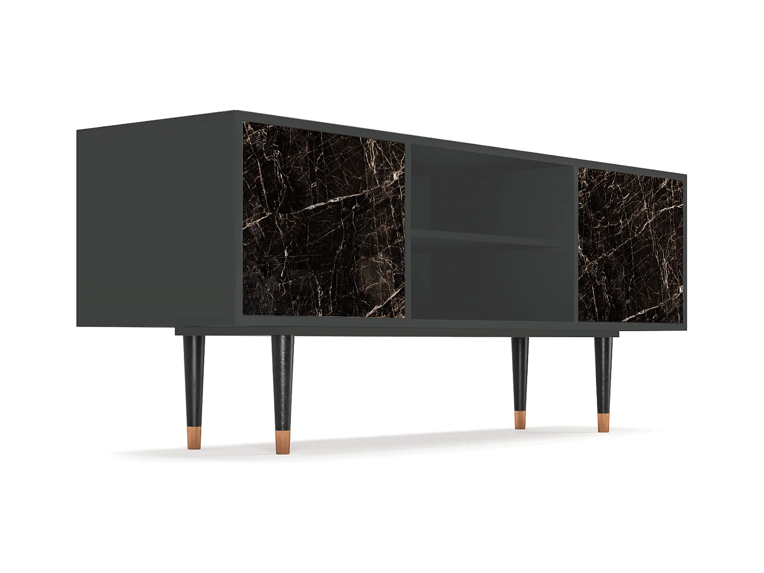 Meuble TV - 170х69х48 cm - T2 - Night Abyss, Anthracite