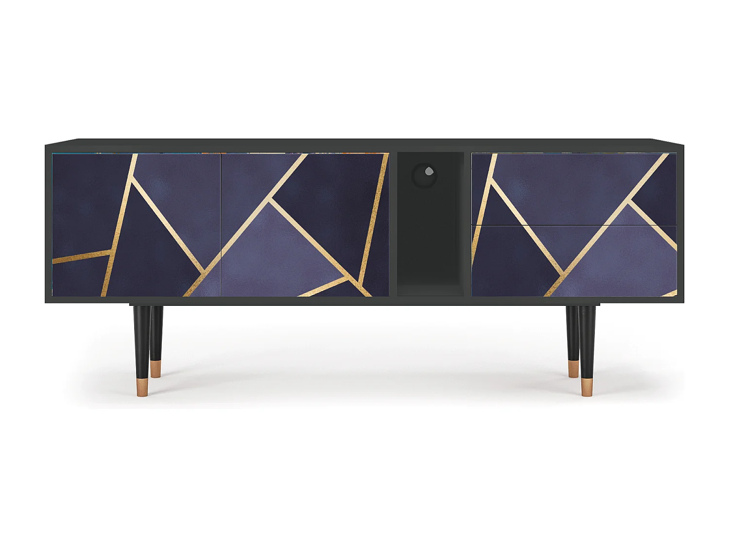 Meuble TV - 170х69х48 cm - T1 - The Amethyst, Anthracite