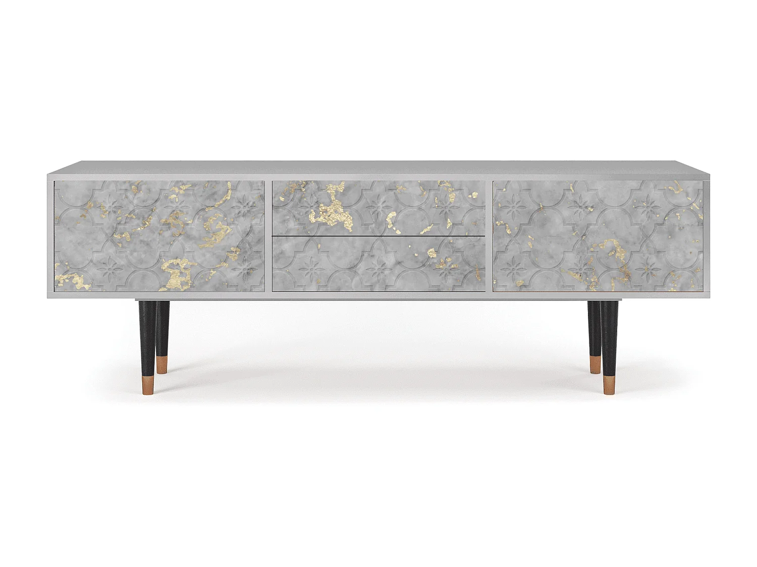 Meuble TV - 170х59х48 cm - T4 - Mariana Trench, Gris