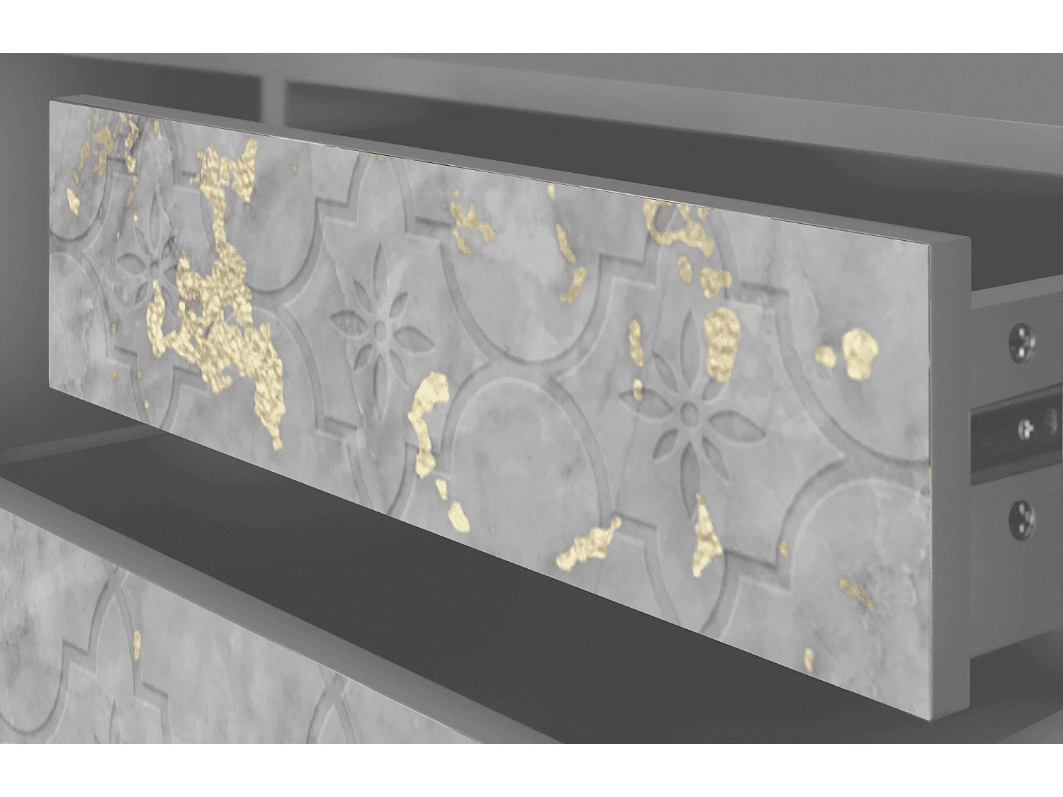 Meuble TV - 170х59х48 cm - T4 - Mariana Trench, Gris