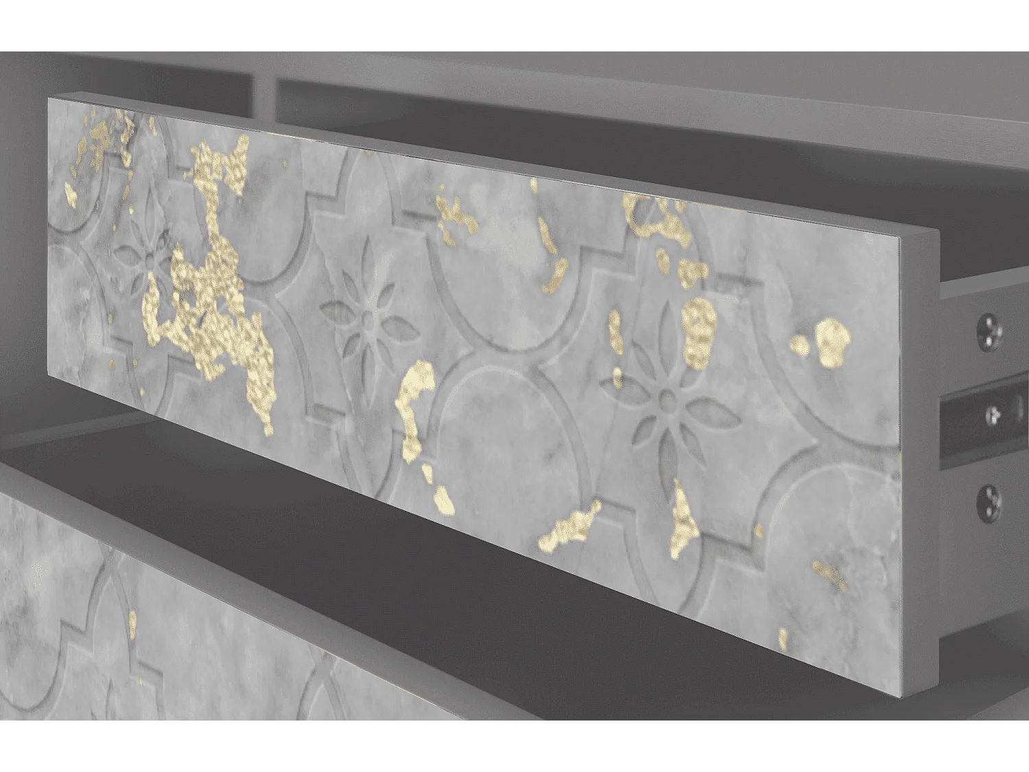 Meuble TV - 170х59х48 cm - T4 - Mariana Trench, Gris