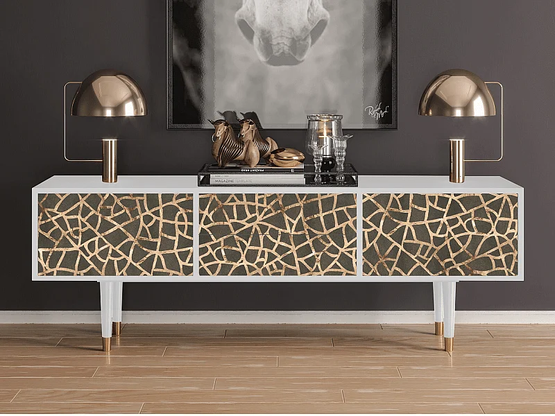 TV-Möbel - 170х59х48 cm - T4 - Enlarged Leaf, Weiß