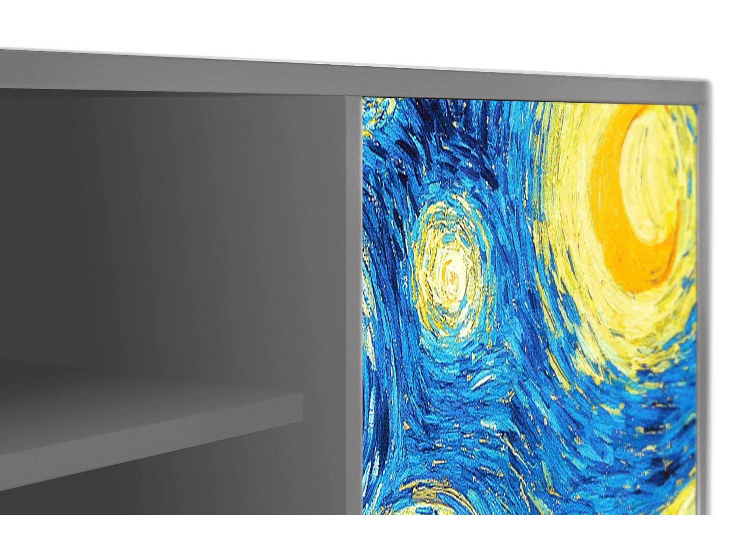 Mobile TV - 170х69х48 cm - T2 - The Starry Night  , Grigio