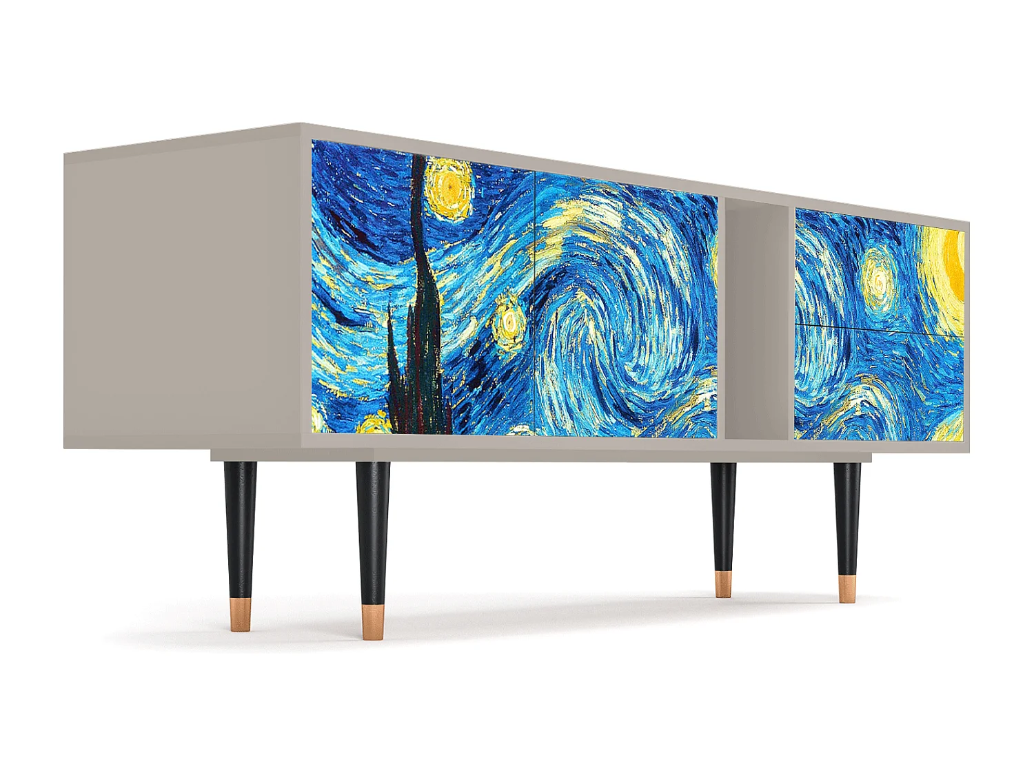 Mueble de TV - 170х69х48 cm - T1 - The Starry Night  , Areia