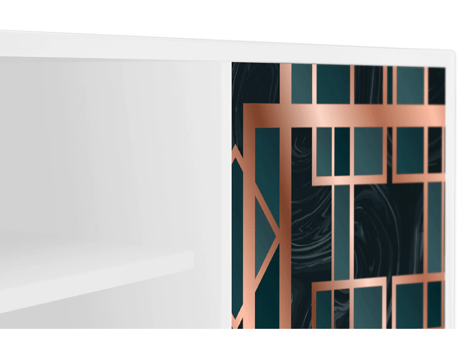 TV-Möbel - 170х69х48 cm - T2 - Emerald Metro, Weiß