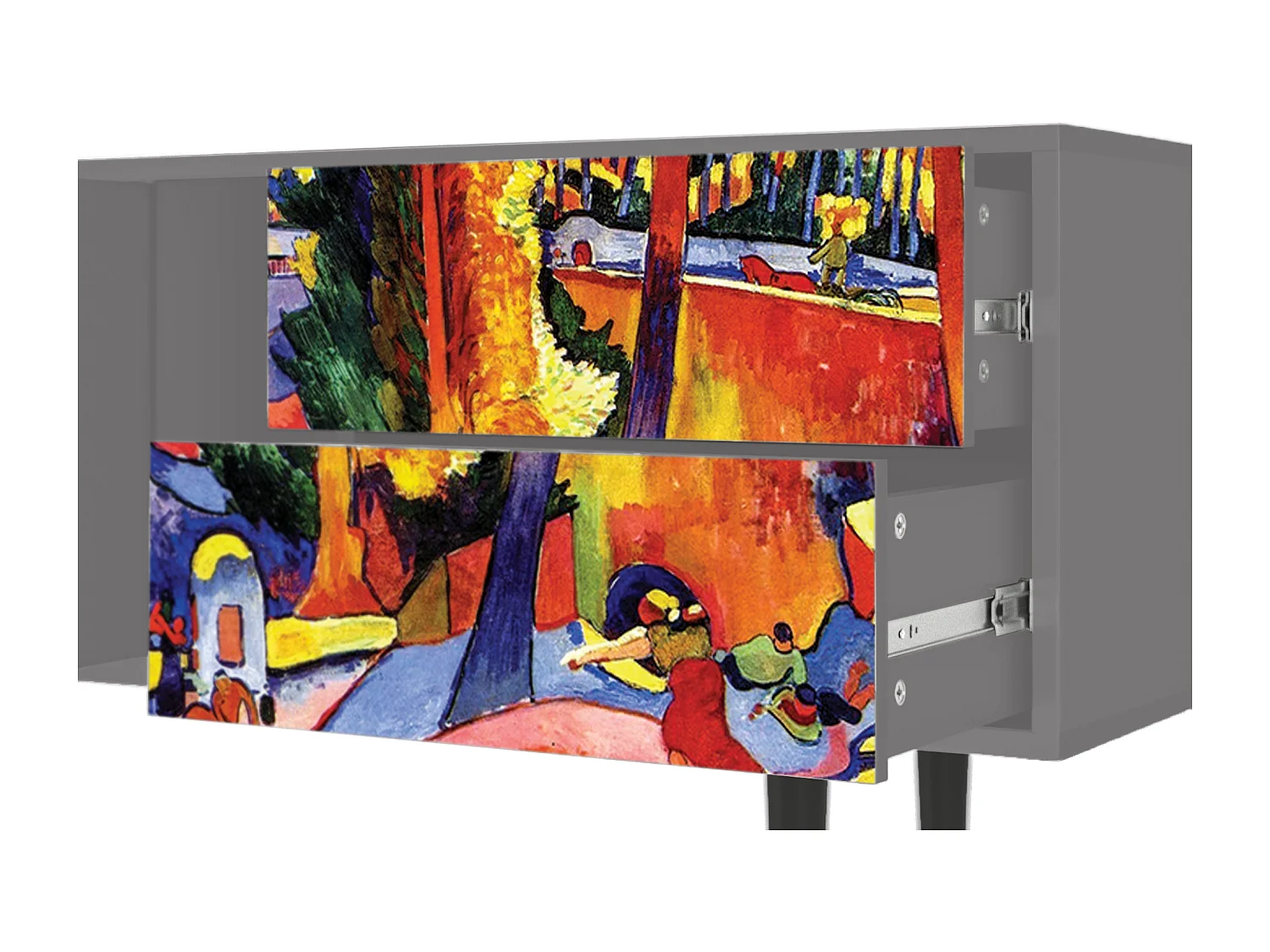 TV-meubel - 170х69х48 cm - T1 - The Turning Road, Grijs