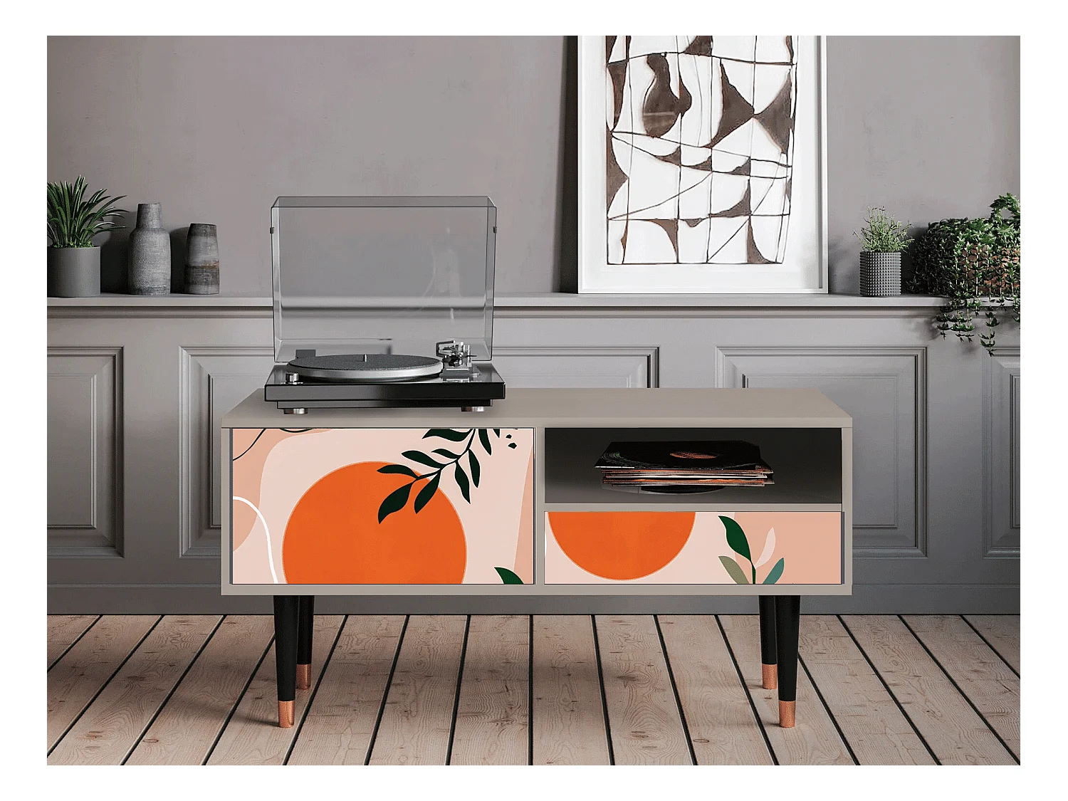 TV-Möbel - 115х59х48 cm - T3 - Artwork, Sand