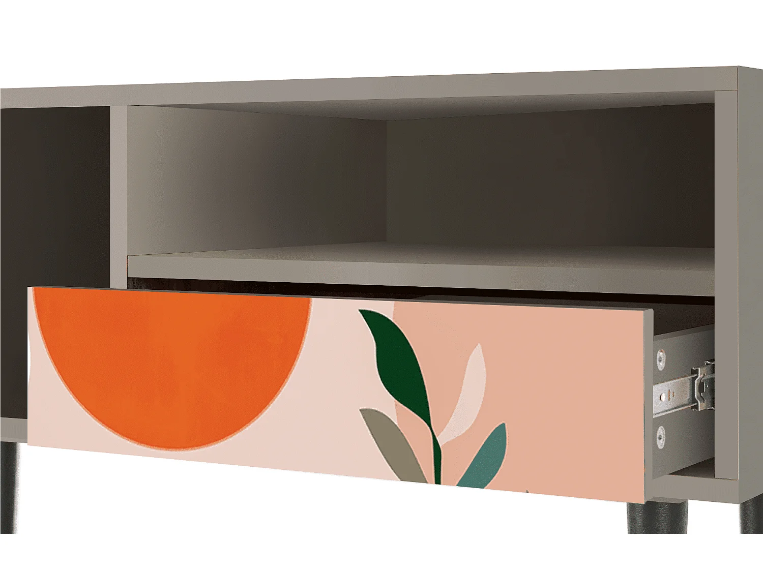 Meuble TV - 115х59х48 cm - T3 - Artwork, Sable