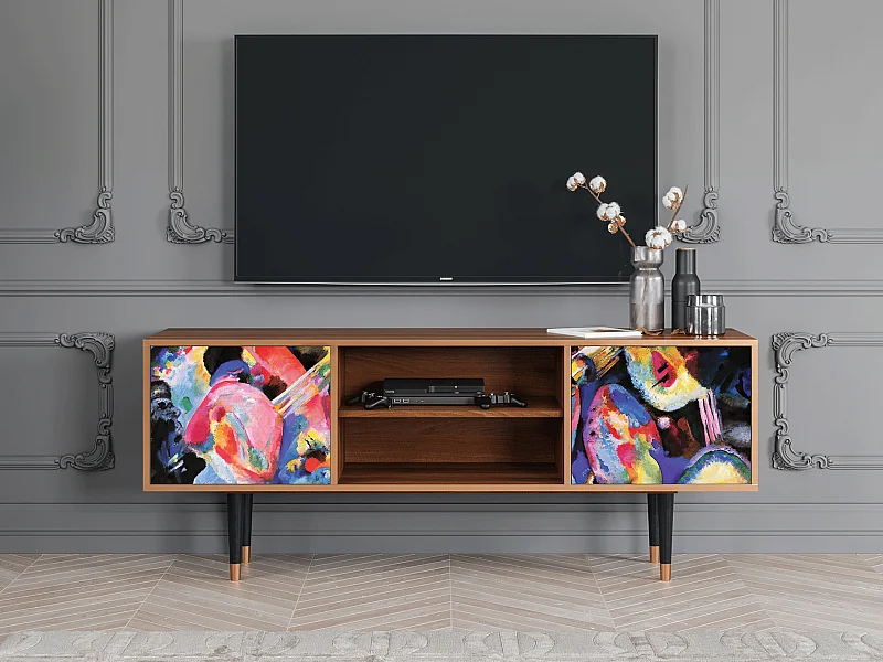 Meuble TV - 170х69х48 cm - T2 - Kandinsky, Noyer