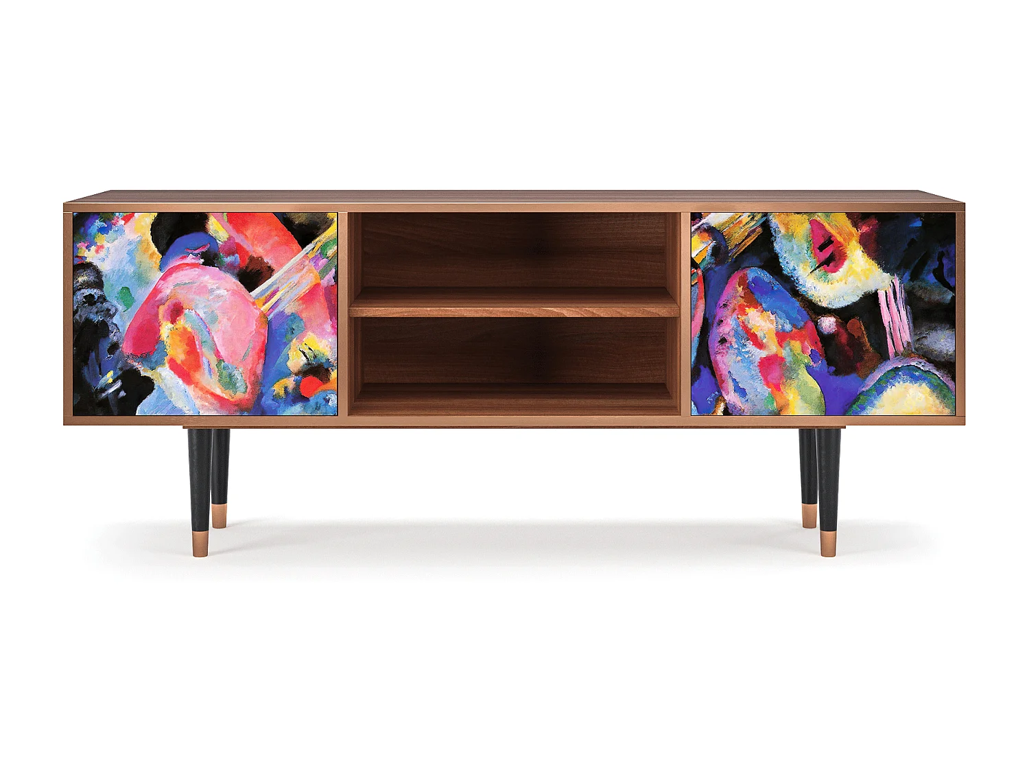 Meuble TV - 170х69х48 cm - T2 - Kandinsky, Noyer