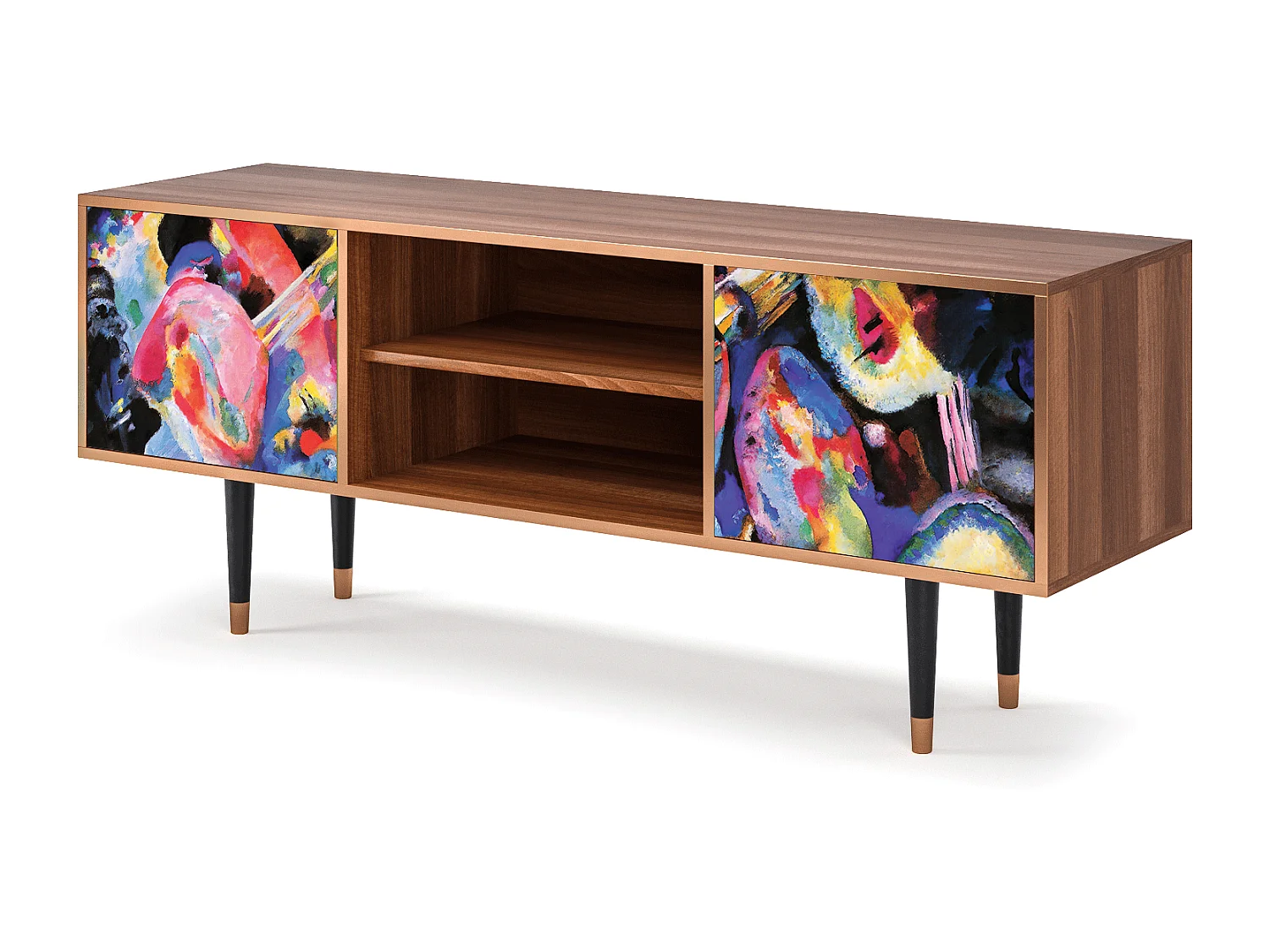 Meuble TV - 170х69х48 cm - T2 - Kandinsky, Noyer