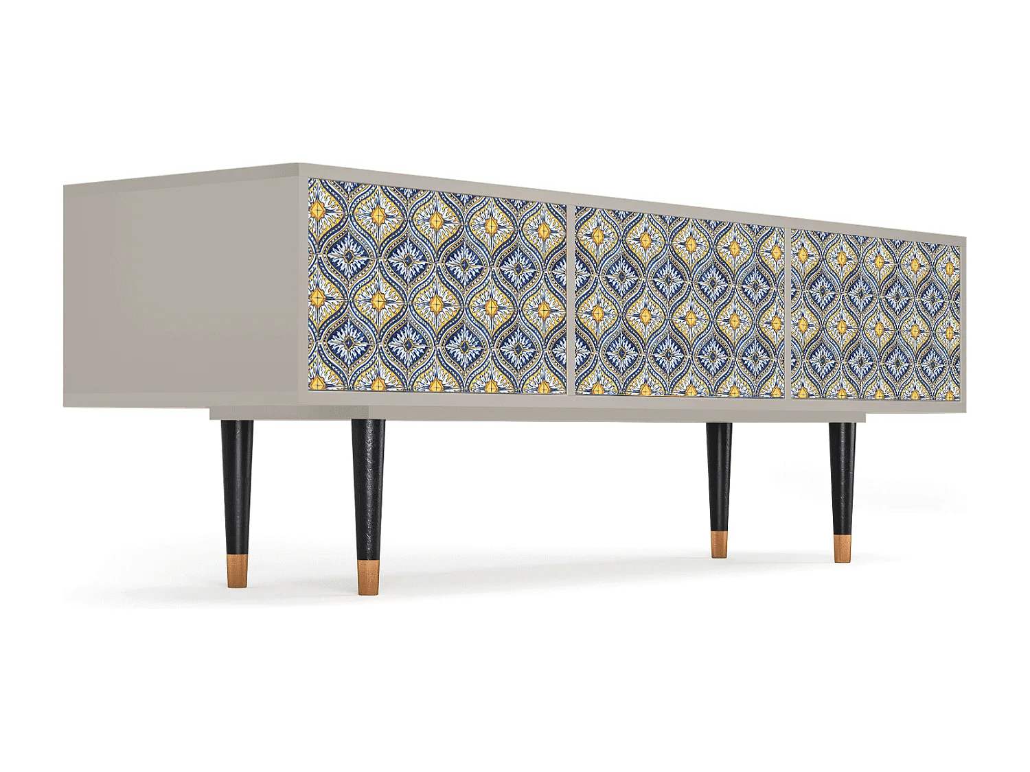 Mobile TV - 170х59х48 cm - T4 - Illusory Pattern, Sabbia