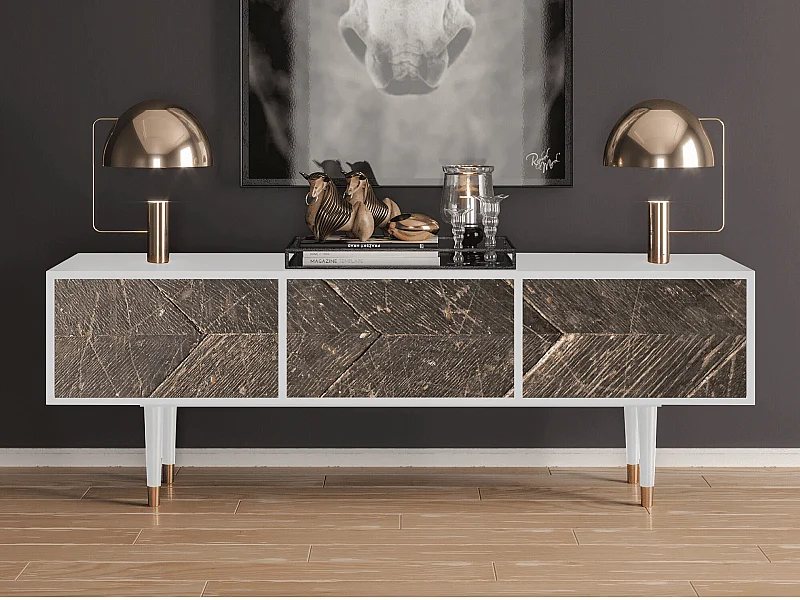 Szafka RTV - 170х59х48 cm - T4 - Wise Tree, Biały