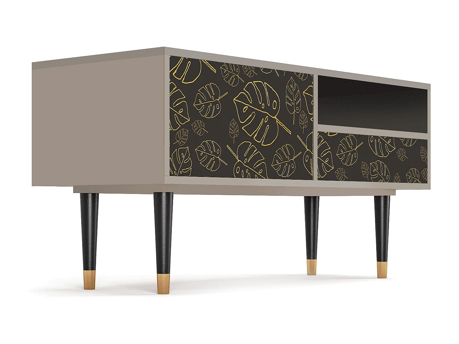 Meuble TV - 115х59х48 cm - T3 - Fall Of The Leaves, Sable