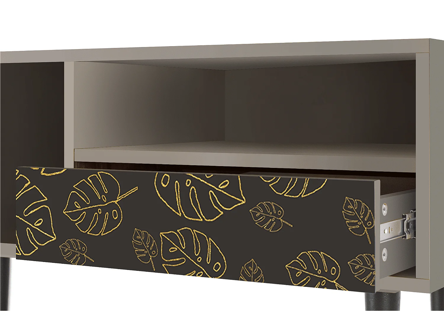 Meuble TV - 115х59х48 cm - T3 - Fall Of The Leaves, Sable