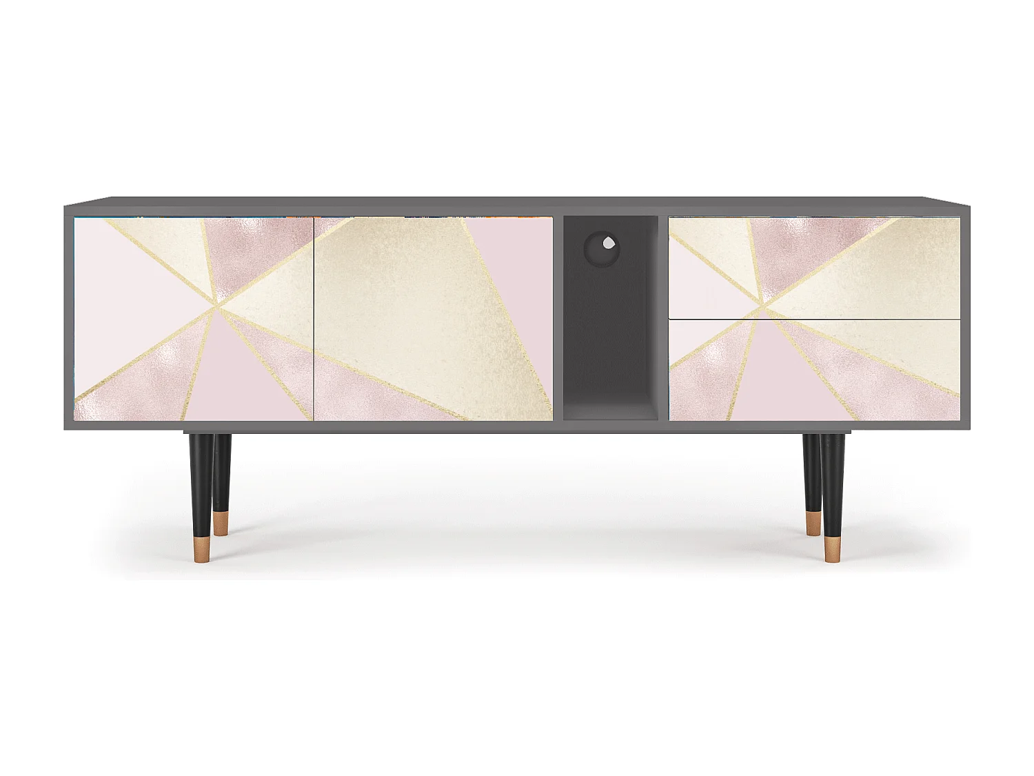 TV-Möbel - 170х69х48 cm - T1 - Cosmopolitan Diva, Grau