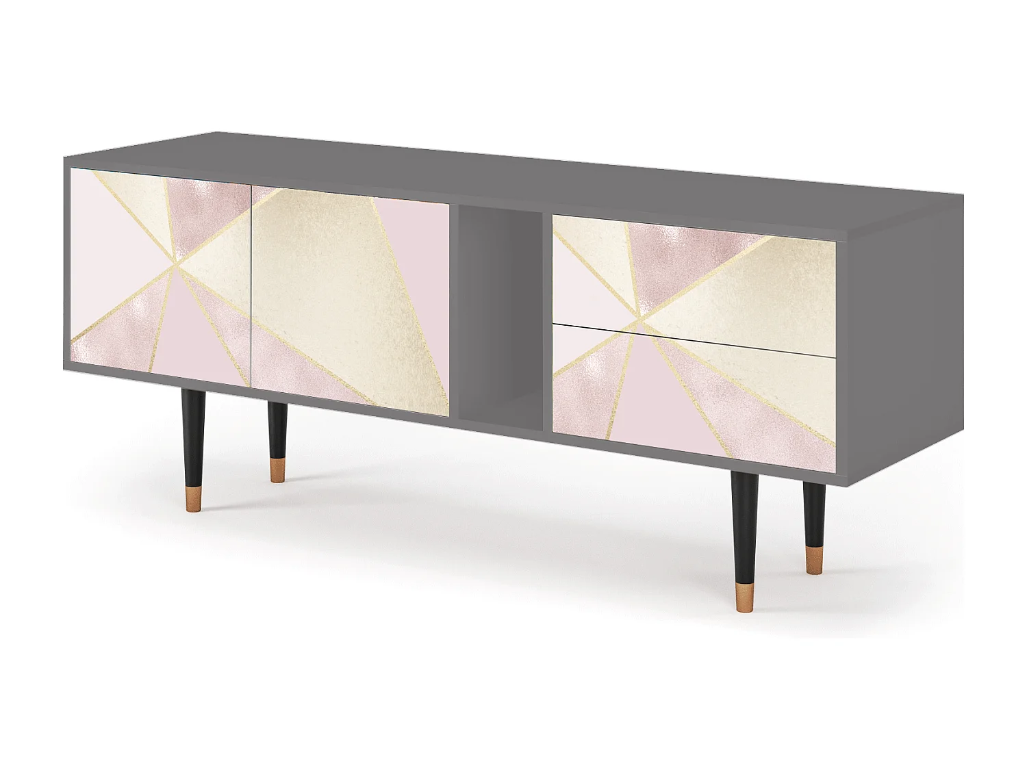 TV-Möbel - 170х69х48 cm - T1 - Cosmopolitan Diva, Grau