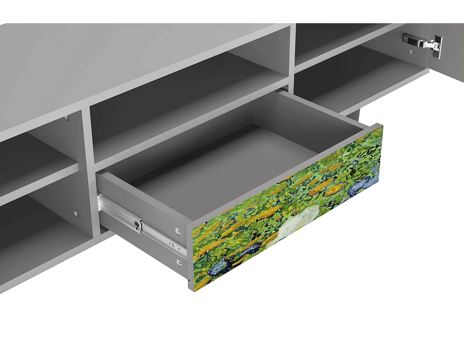 TV-meubel - 170х59х41 cm - T6 - Irises , Grijs