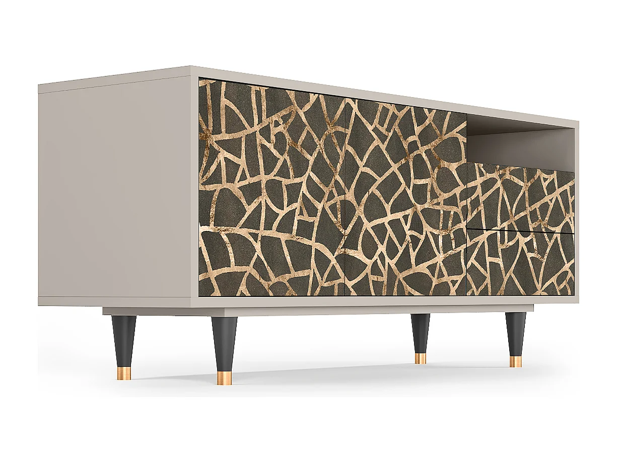 TV-Möbel - 125х56х41 cm - T7 - Enlarged Leaf, Sand