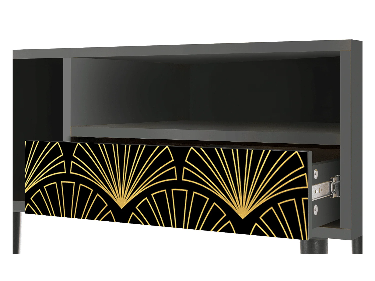 TV-Möbel - 115х59х48 cm - T3 - Bird of Juno, Anthrazit