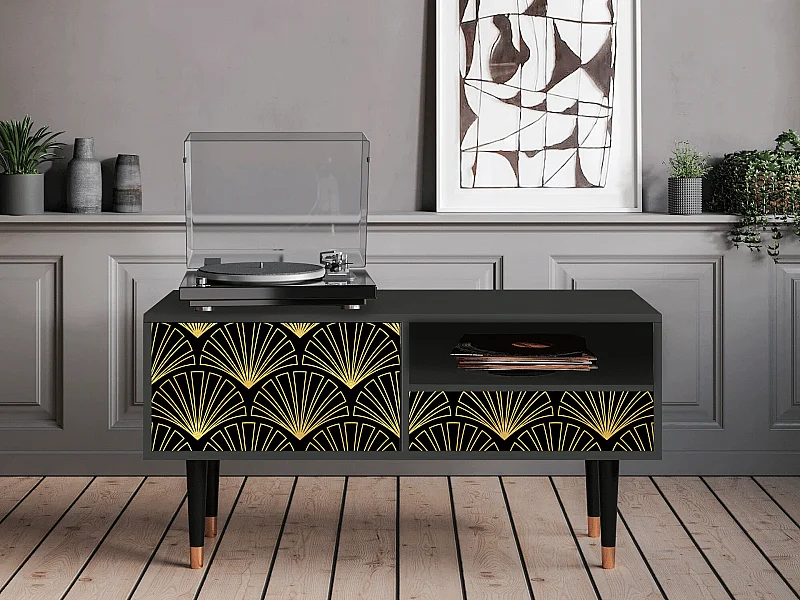 Meuble TV - 115х59х48 cm - T3 - Bird of Juno, Anthracite