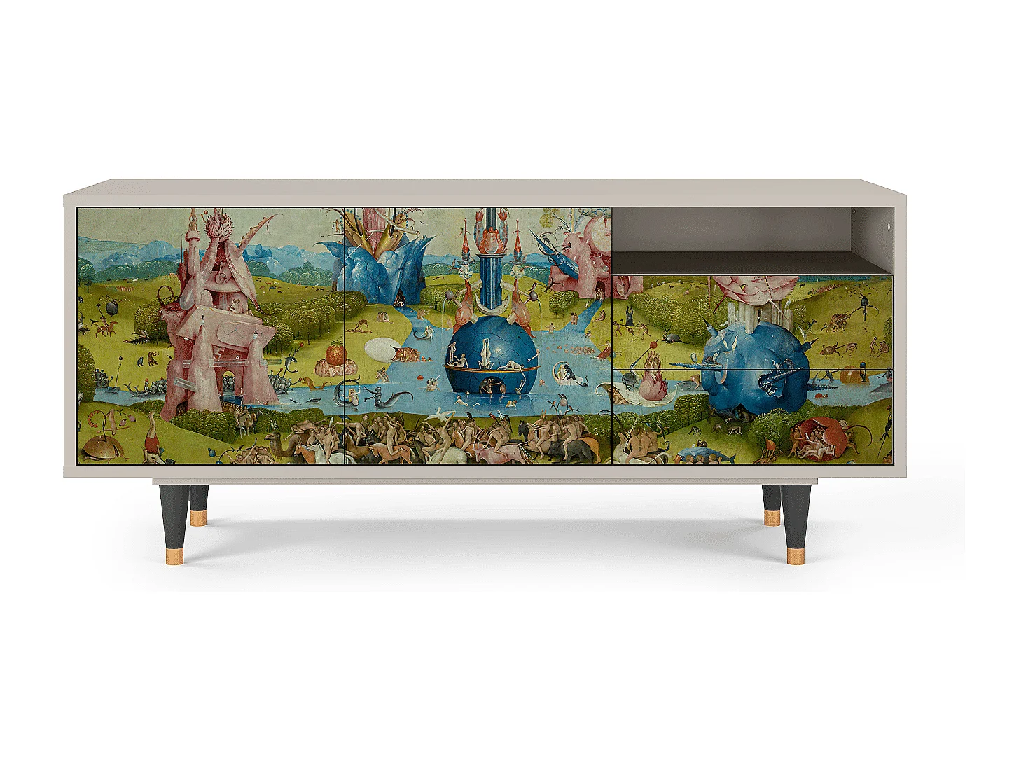 Meuble TV - 125х56х41 cm - T7 - The Garden 2 by Bosch, Sable