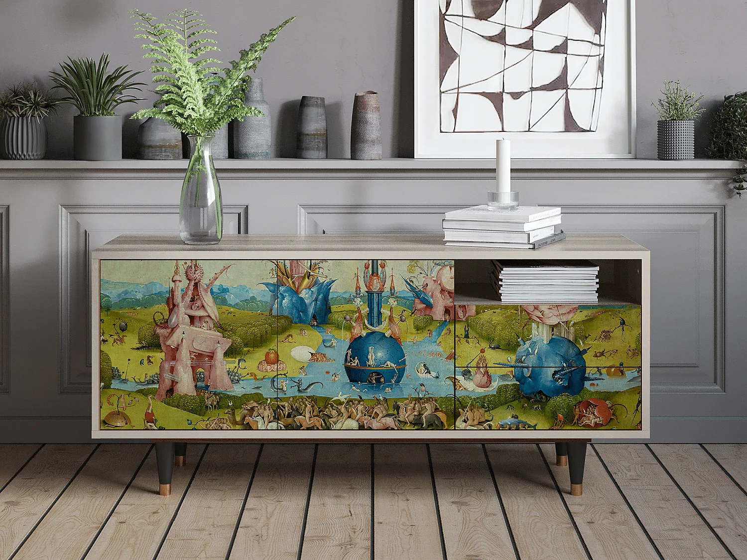 TV-Möbel - 125х56х41 cm - T7 - The Garden 2 by Bosch, Sand