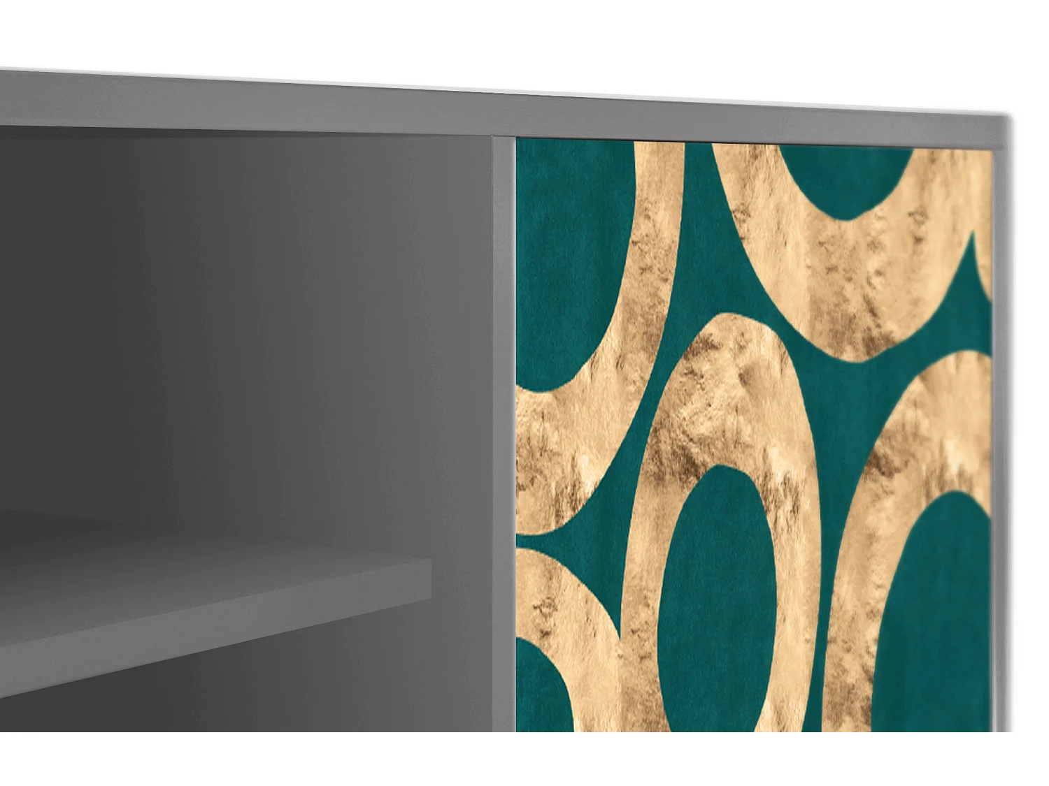 Meuble TV - 170х69х48 cm - T2 - Zircon Sphere, Gris