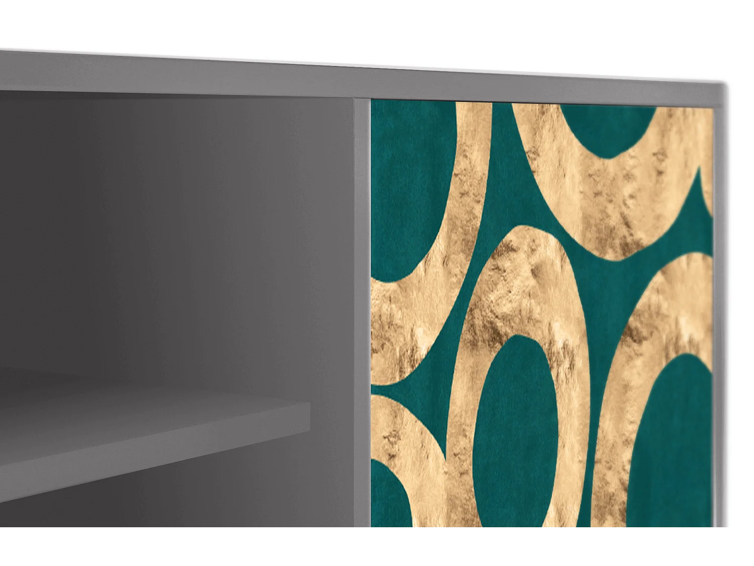 TV-meubel - 170х69х48 cm - T2 - Zircon Sphere, Grijs