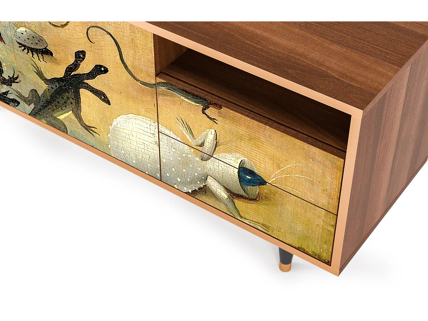 Meuble TV - 125х56х41 cm - T7 - The Garden by Bosch, Noyer