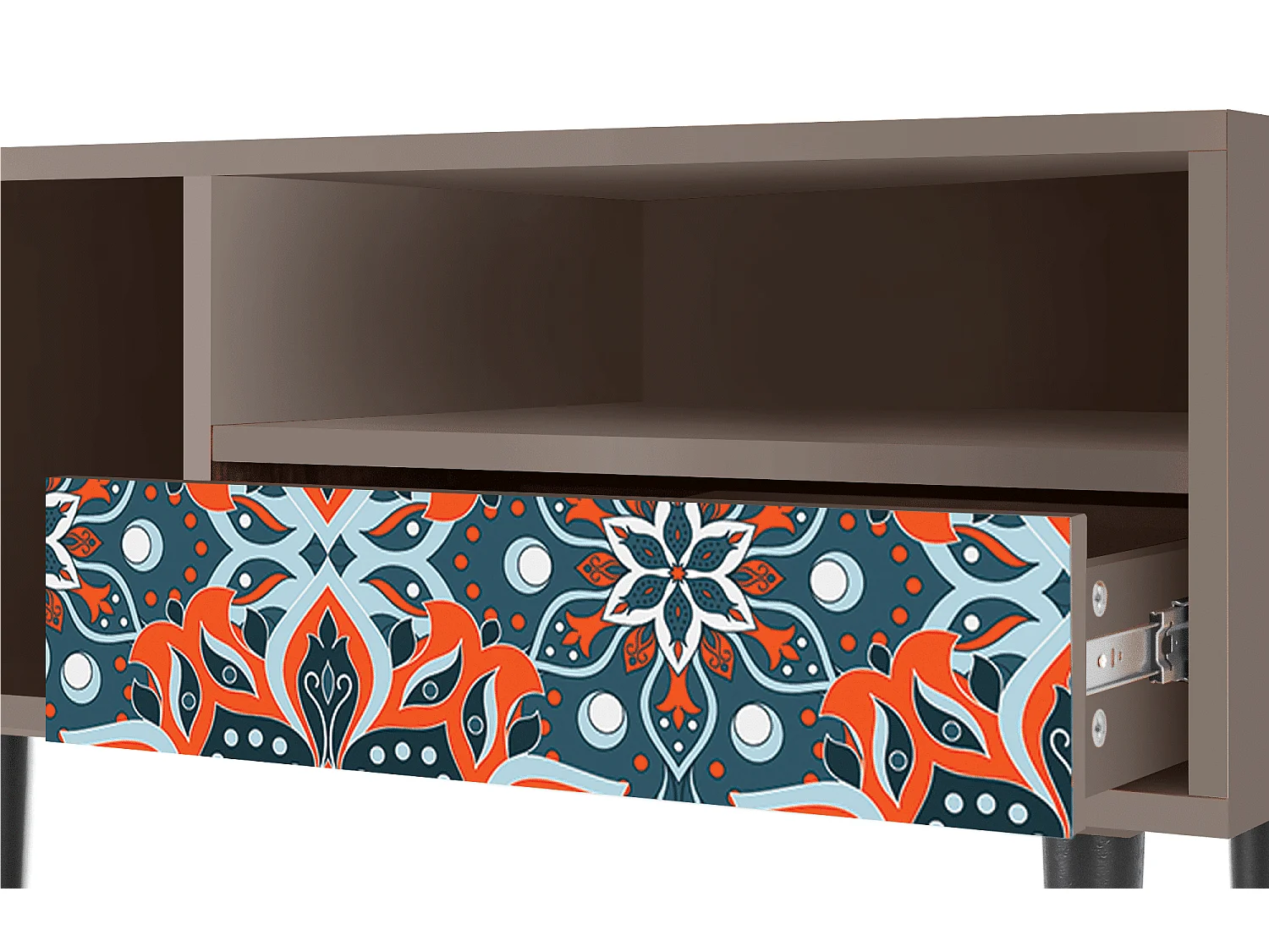 Meuble TV - 115х59х48 cm - T3 - Fire Beetle, Latte