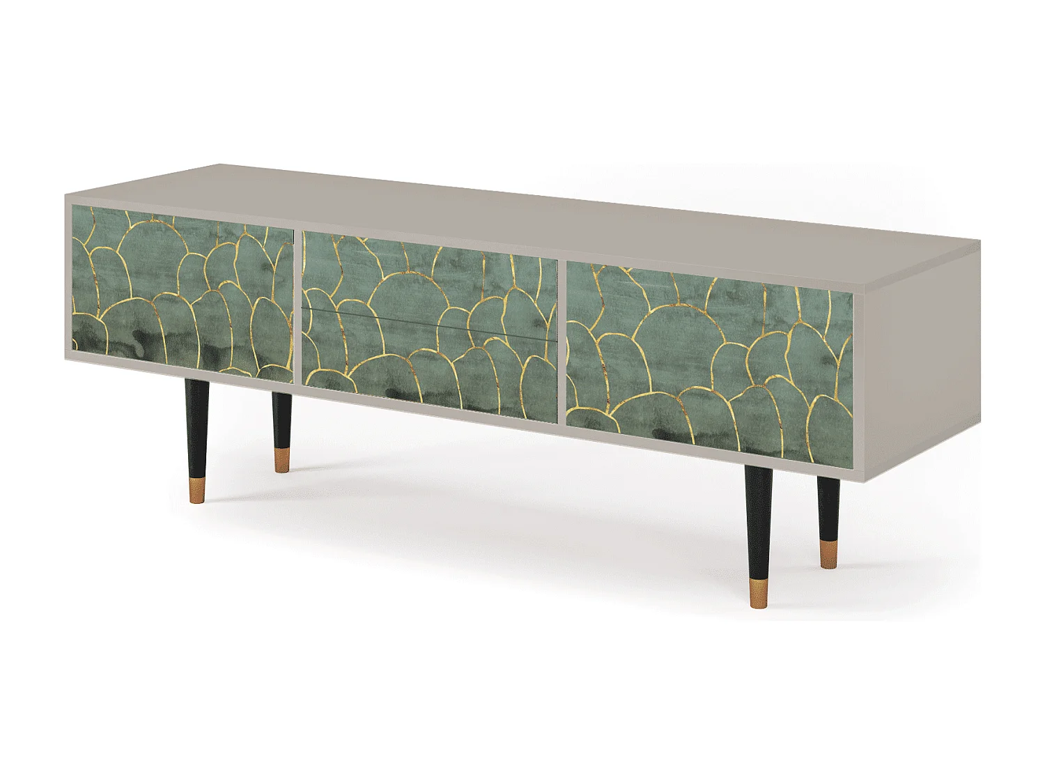 TV-Möbel - 170х59х48 cm - T4 - Magnificent Water Lily, Sand